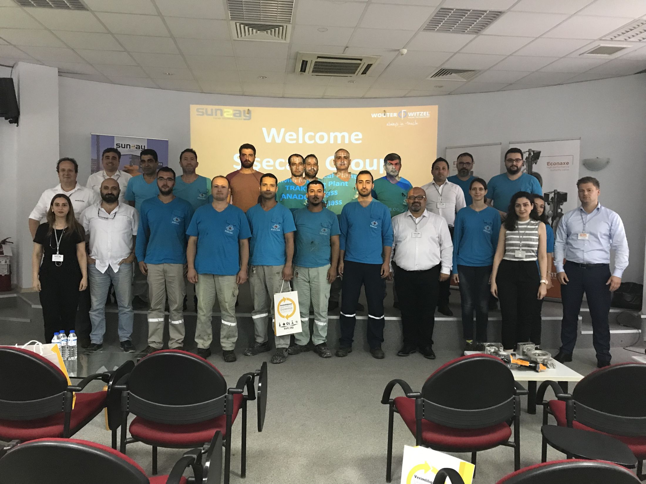 ŞİŞECAM İLE 'WOUTER WITZEL KELEBEK VANALAR' SEMİNERİ
