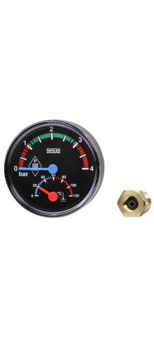 Model THM10 Bimetal thermomanometer Eco