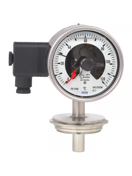 Model 74-8xx Gas-actuated thermometer with switch contacts