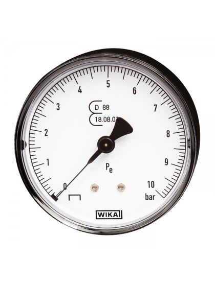 Model 111.14 Bourdon tube pressure gauge