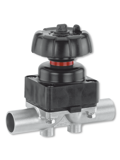 MANUALLY OPERATED DIAPHRAGM VALVE